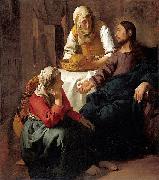 Johannes Vermeer Christ in the House of Martha and Mary oil painting reproduction
